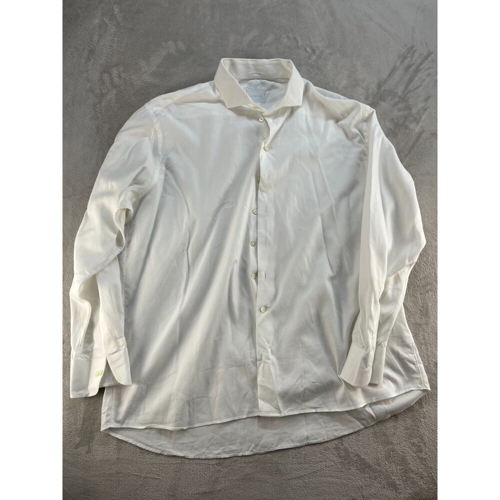 Forrest Lennard White Dress Shirt Men’s Size XXL White Long Sleeve Career